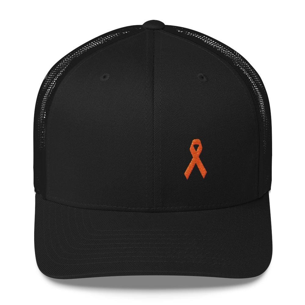 MS Awareness Orange Ribbon Snapback Trucker Hat
