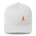 MS Awareness Orange Ribbon Snapback Trucker Hat