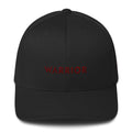 Multiple Myeloma Awareness Twill Fitted Hat - Warrior & Burgundy Ribbon