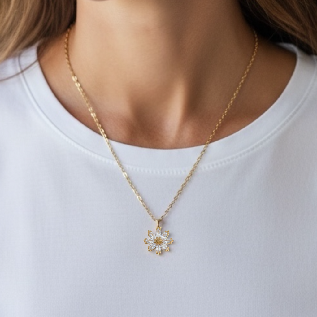 Necklace with Star Charm and Gift Box