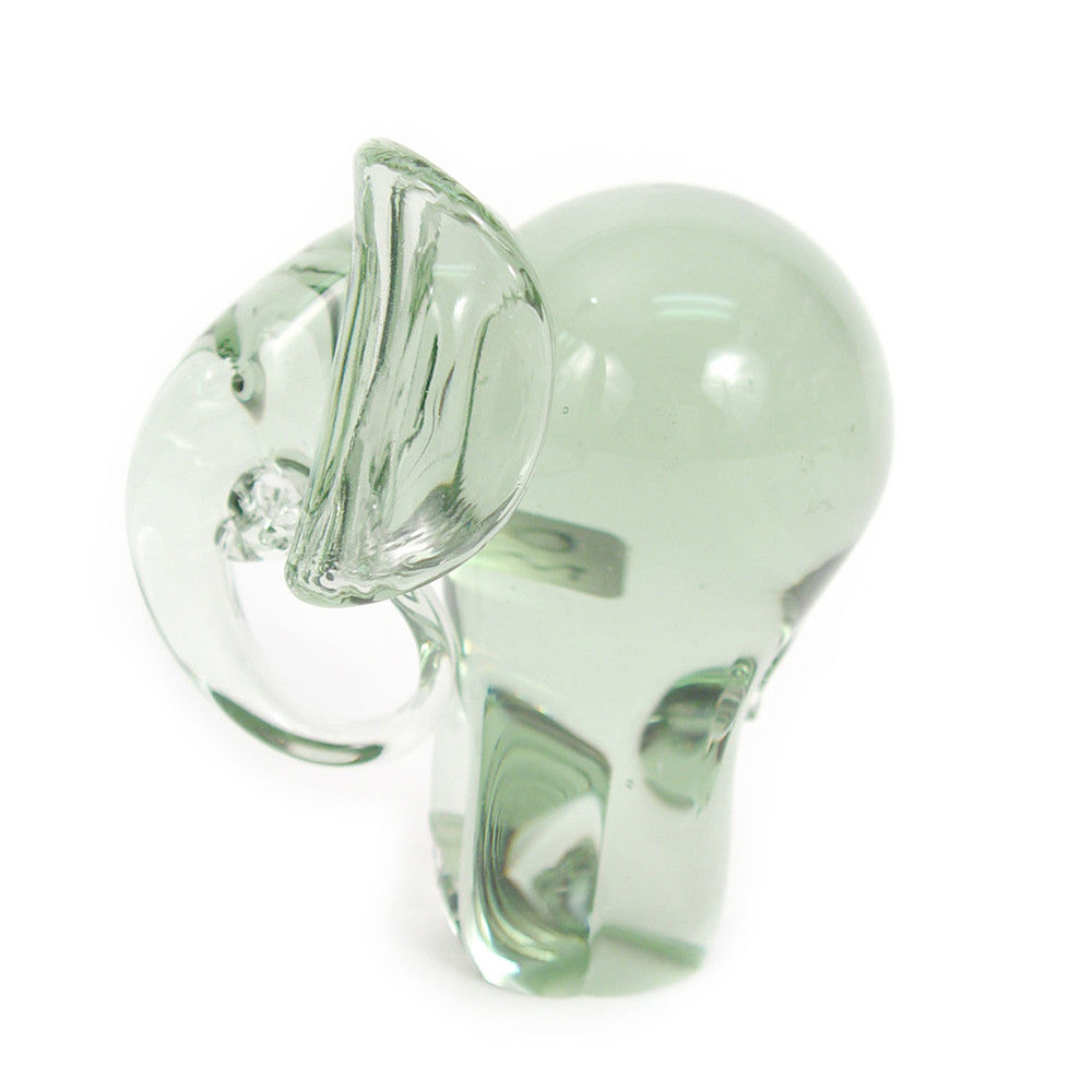 Recycled Glass Elephant