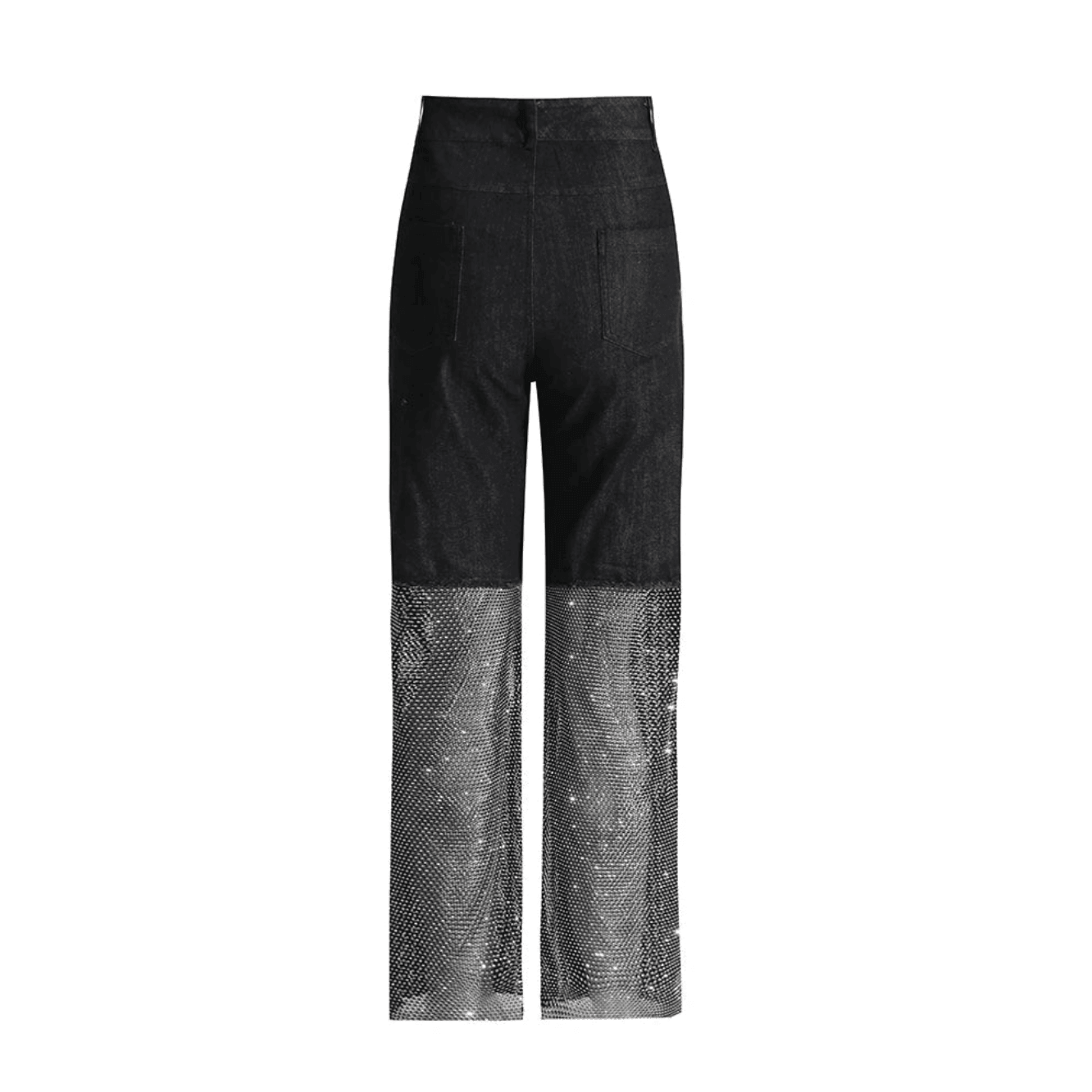 Night Moves Black Diamond Mesh Jeans