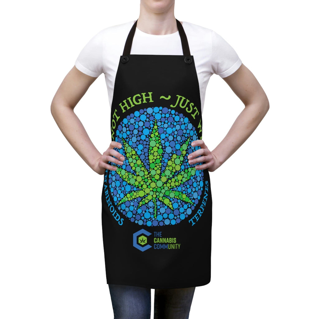 Not High, Just Well Chef's Apron