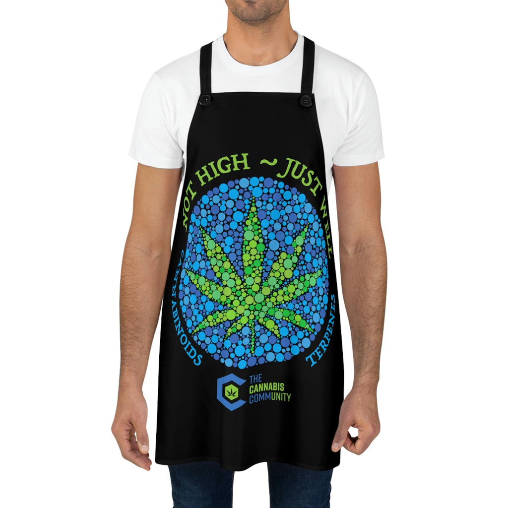 Not High, Just Well Chef's Apron