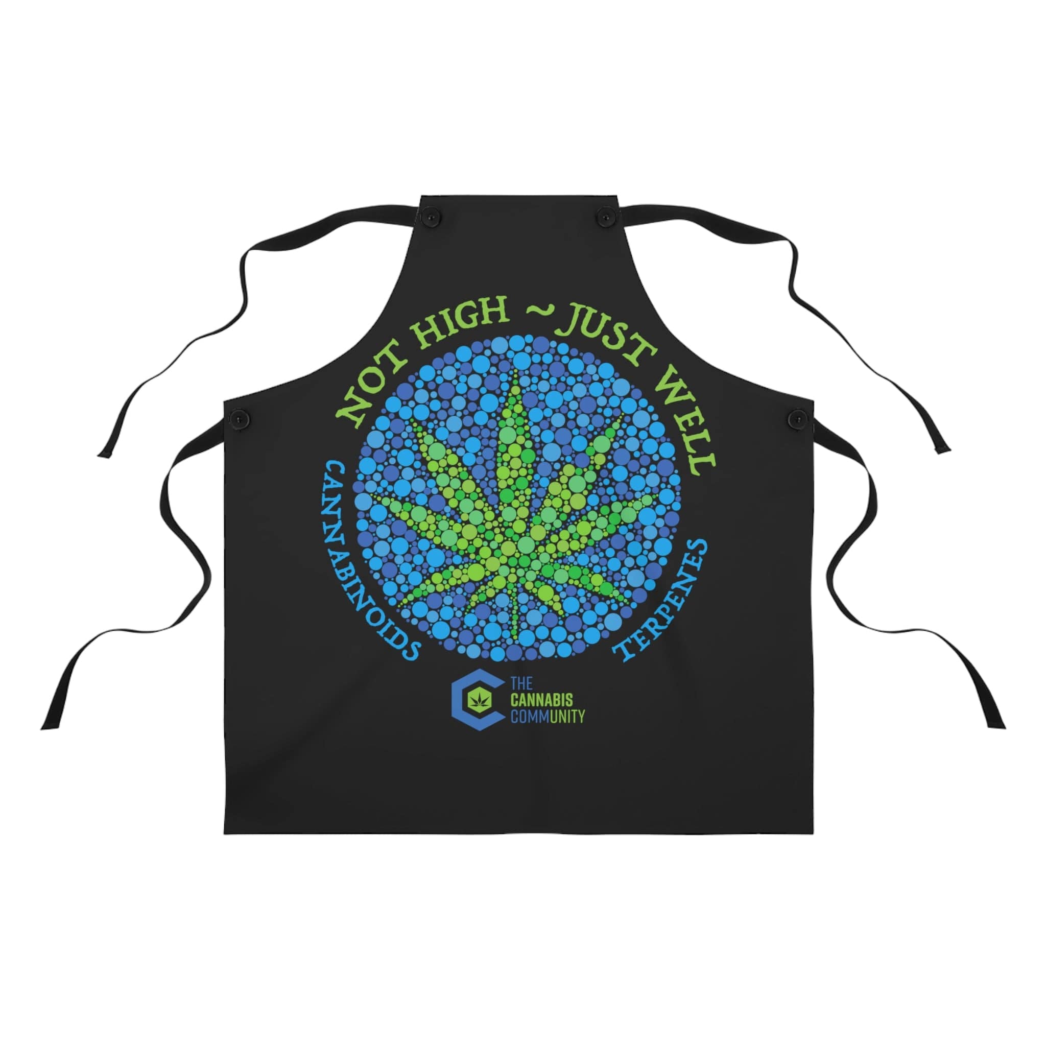 Not High, Just Well Chef's Apron