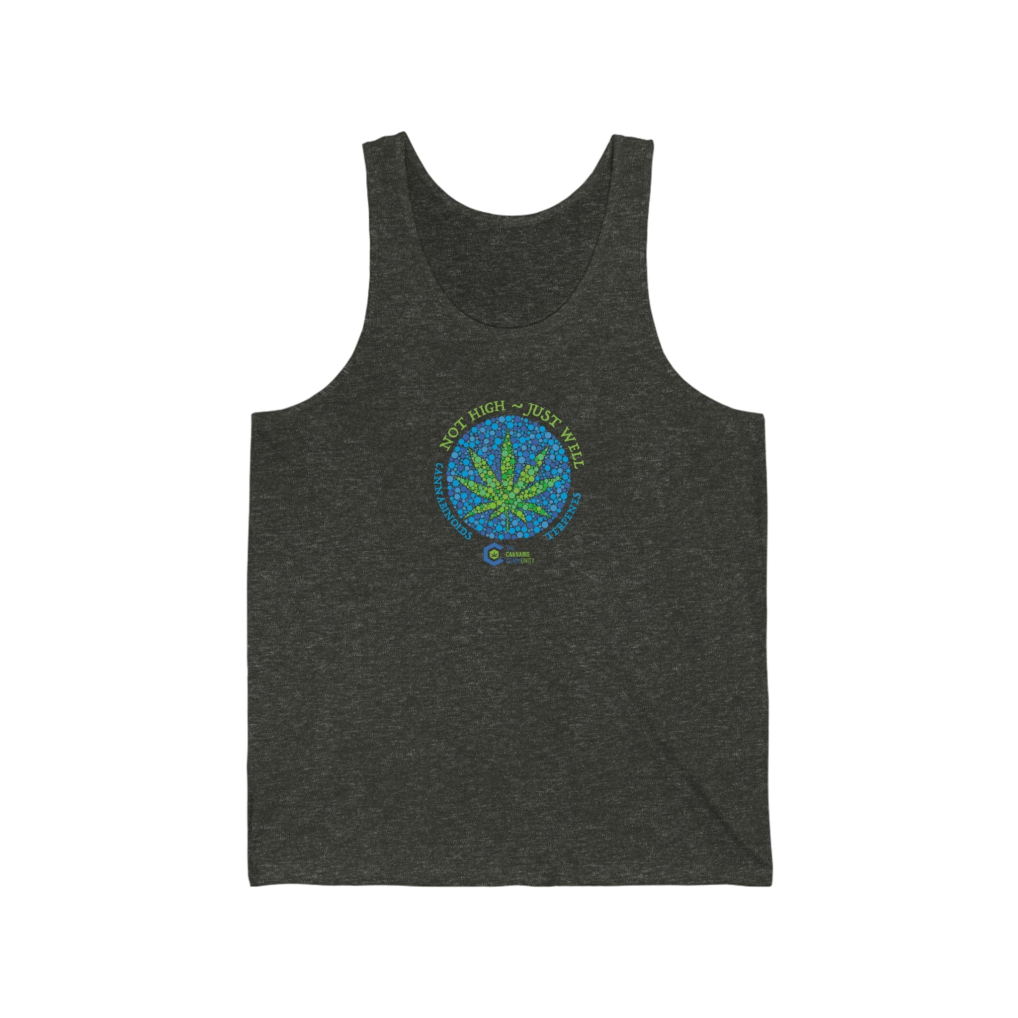 Not High, Just Well Cannabis Jersey Tank