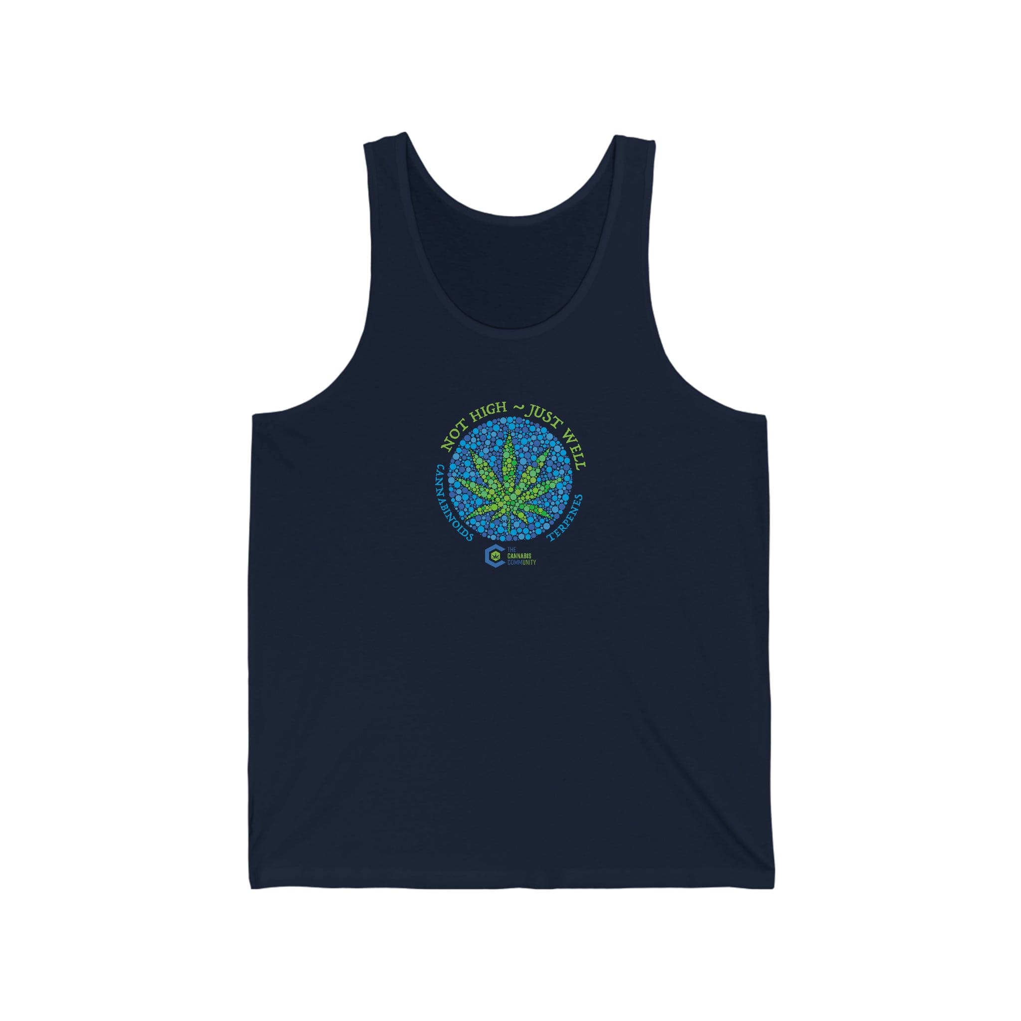 Not High, Just Well Cannabis Jersey Tank