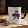 Nothing to Seize At Awareness Mug - Purple Ribbon Epilepsy Awareness Coffee Mug