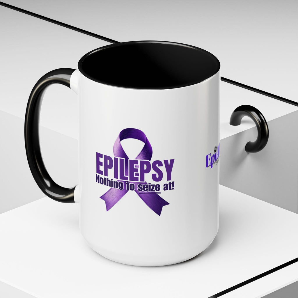 Nothing to Seize At Awareness Mug - Purple Ribbon Epilepsy Awareness Coffee Mug