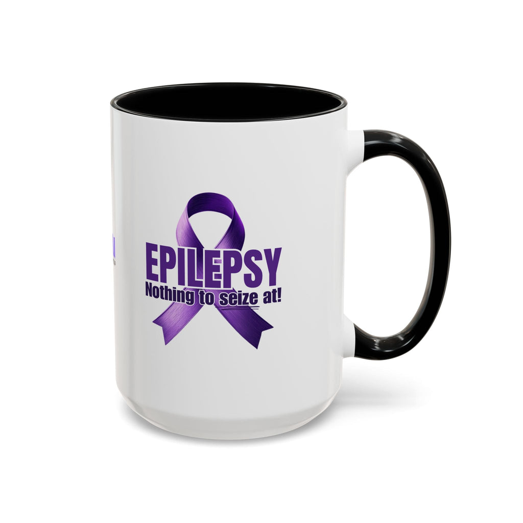 Nothing to Seize At Awareness Mug - Purple Ribbon Epilepsy Awareness Coffee Mug