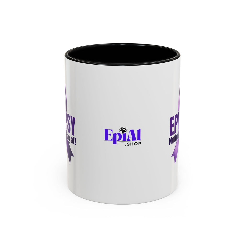 Nothing to Seize At Awareness Mug - Purple Ribbon Epilepsy Awareness Coffee Mug