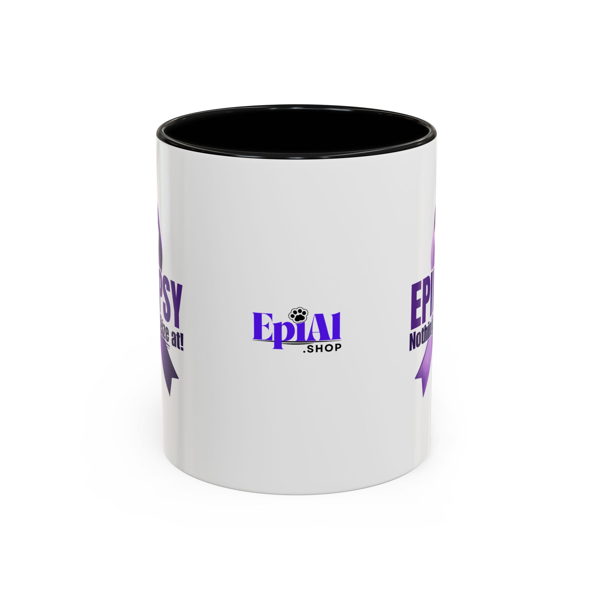 Nothing to Seize At Awareness Mug - Purple Ribbon Epilepsy Awareness Coffee Mug