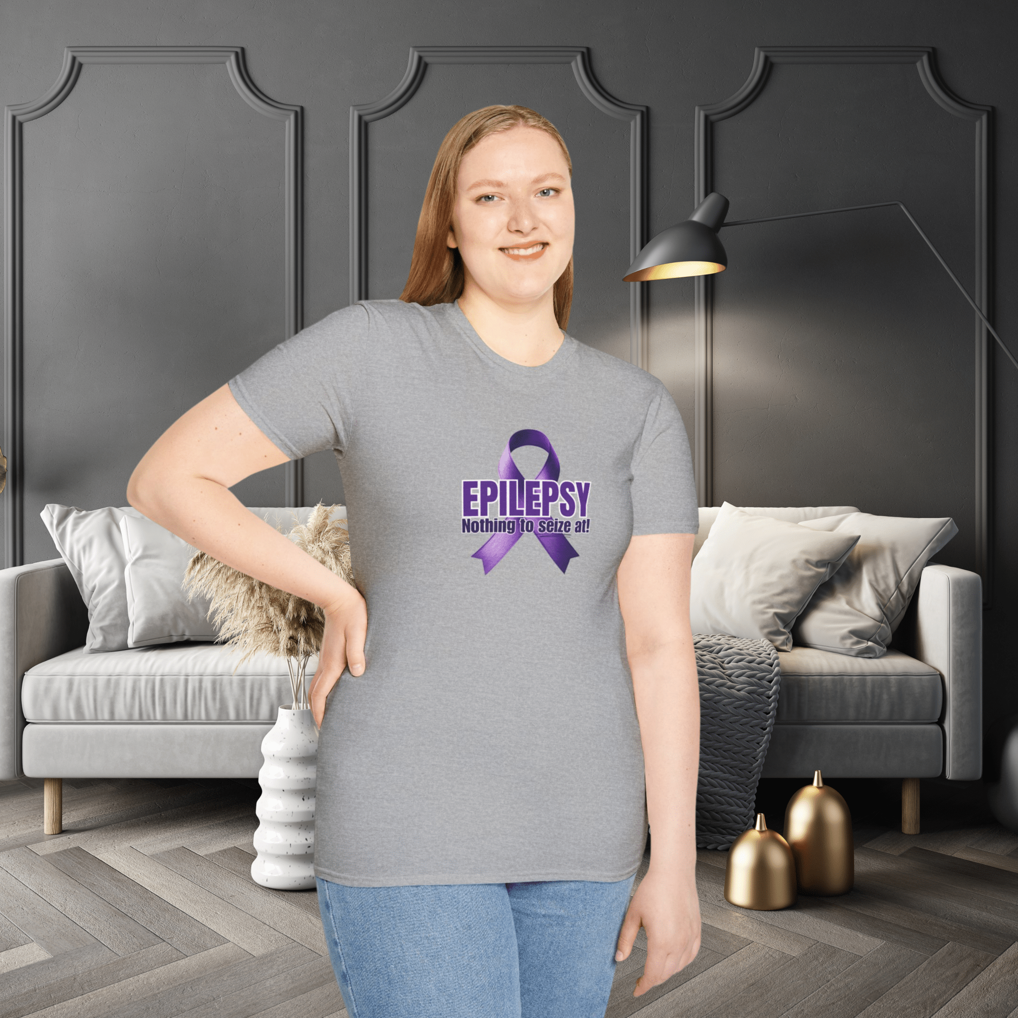 Nothing to Seize At Awareness Tee for Epilepsy Awareness