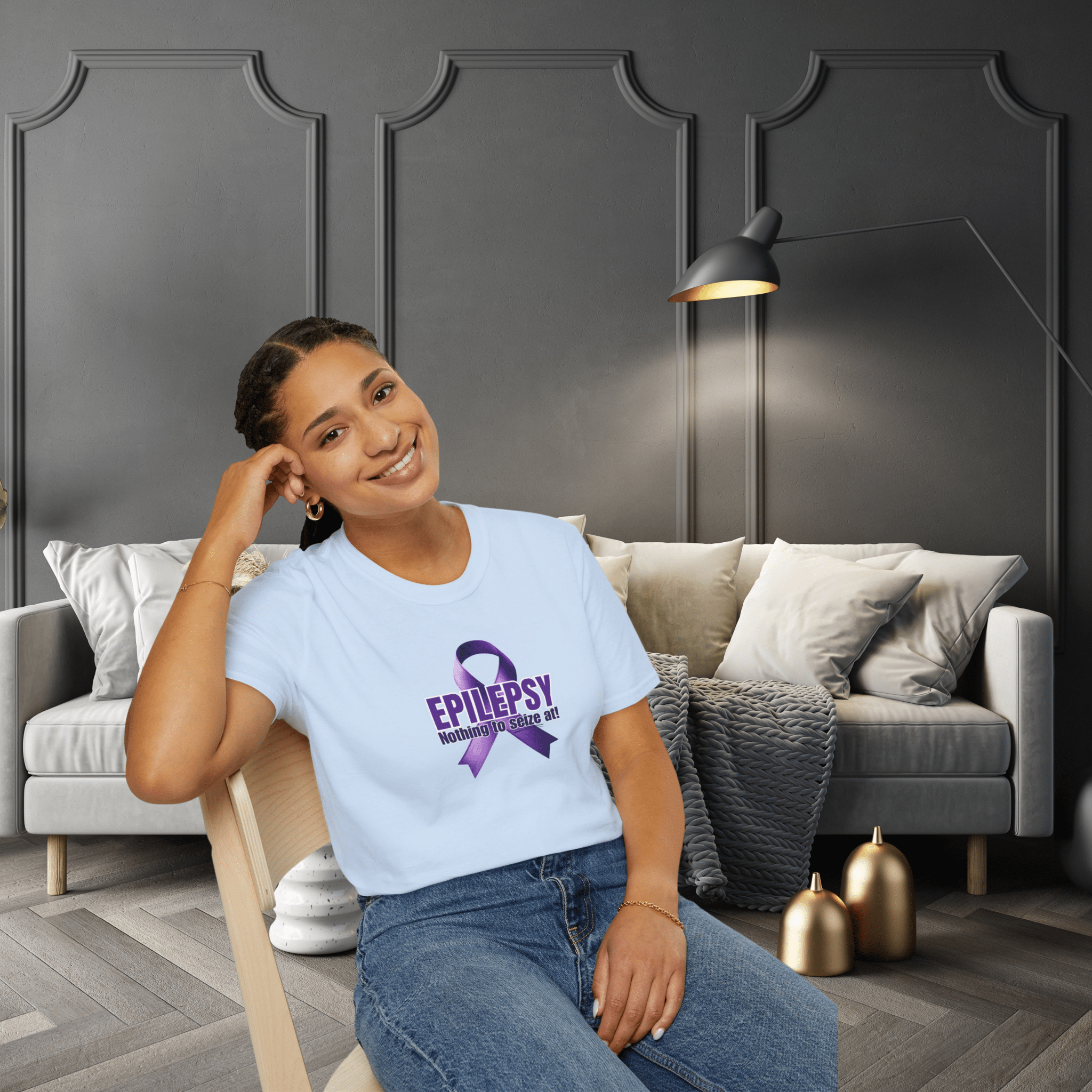 Nothing to Seize At Awareness Tee for Epilepsy Awareness