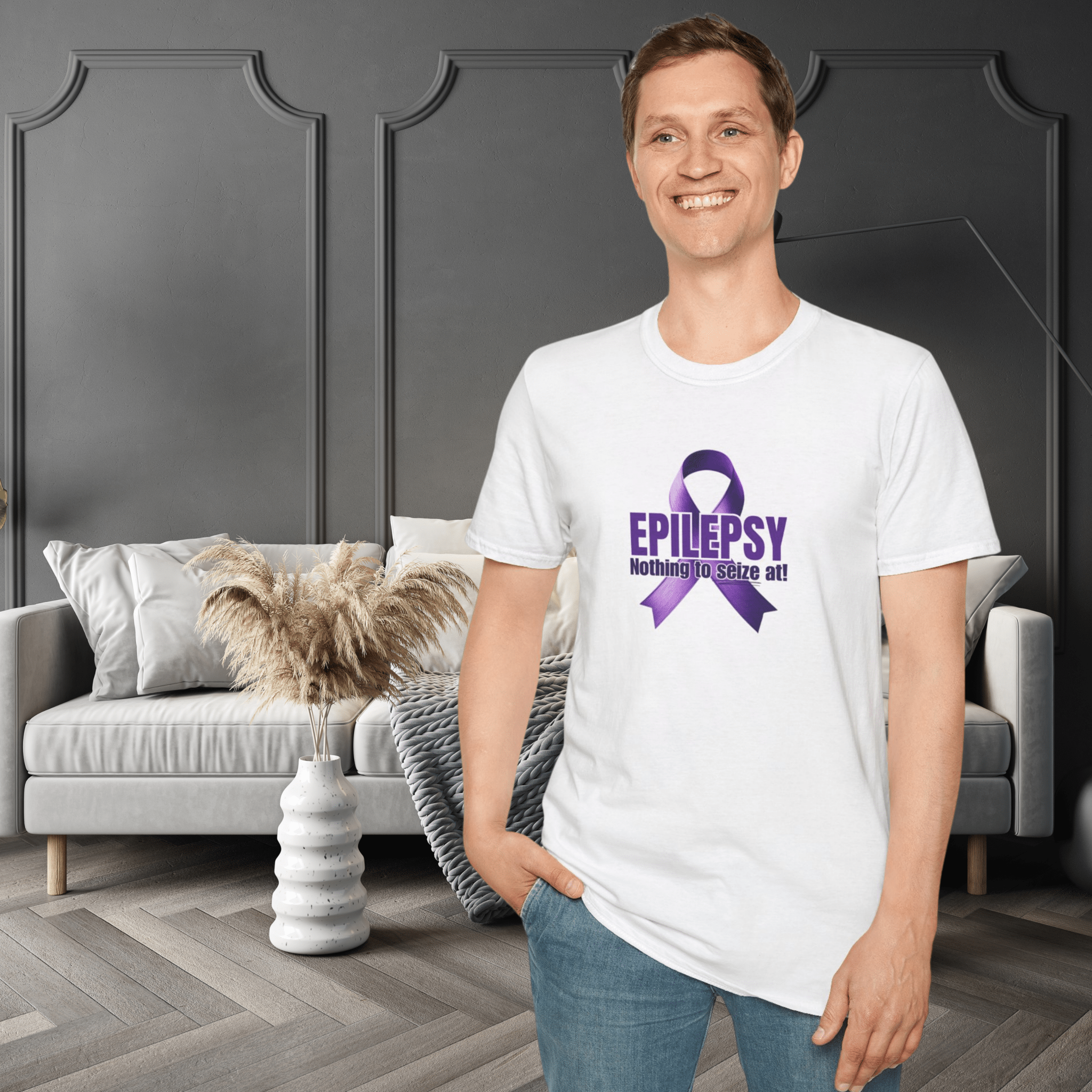 Nothing to Seize At Awareness Tee for Epilepsy Awareness