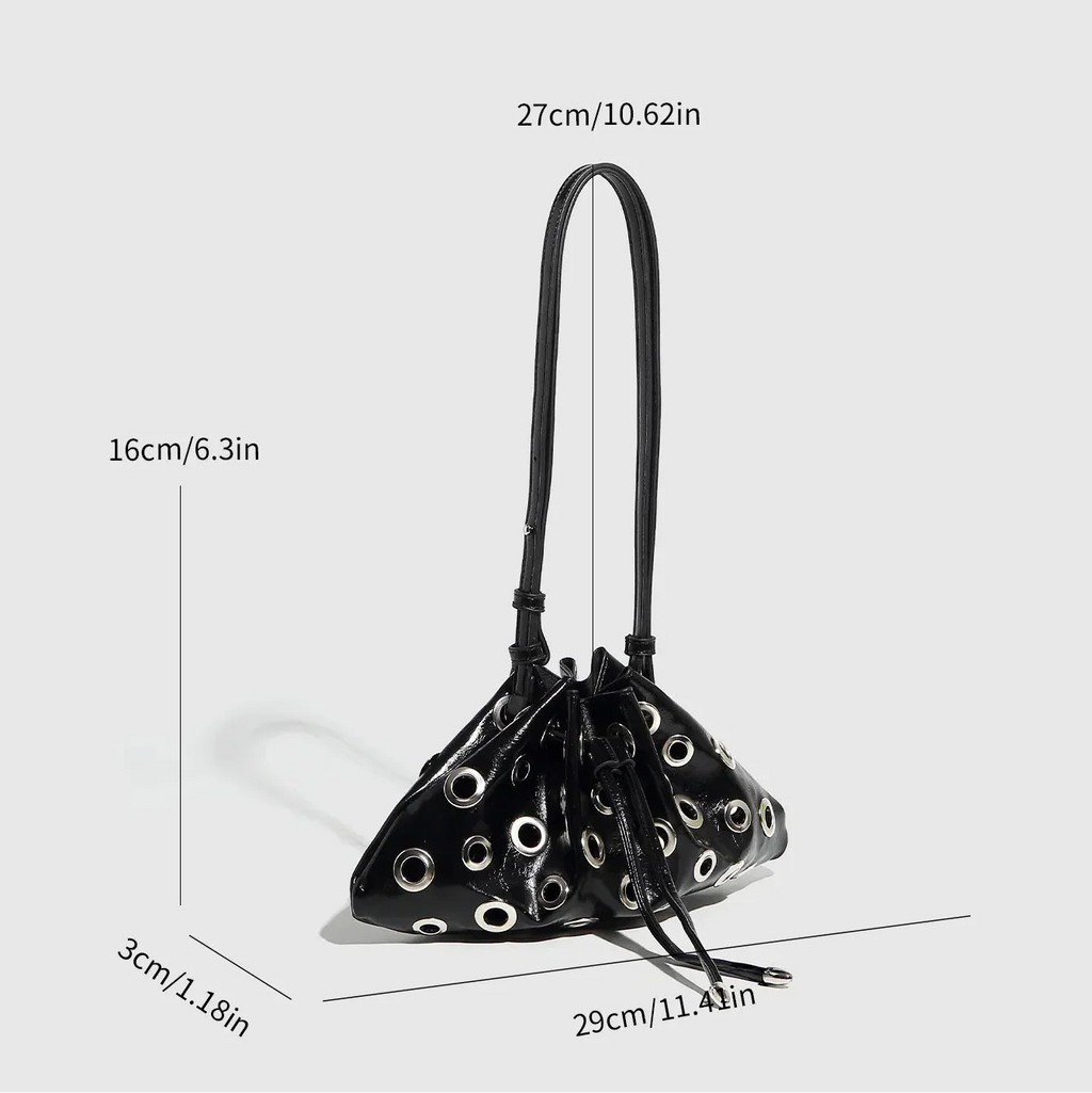 Nova Core Hollow Rivet Shoulder Bag