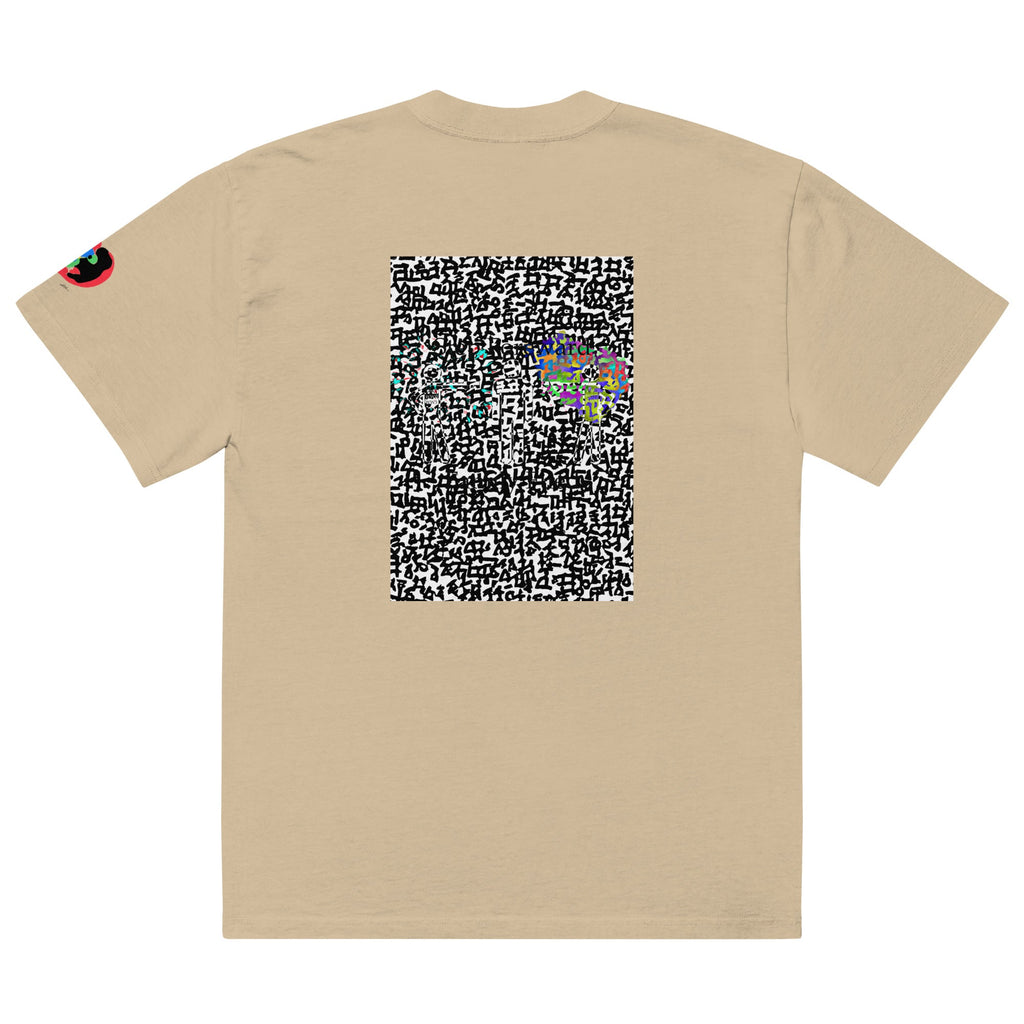 Step Foreword Family Feud Oversized faded t-shirt