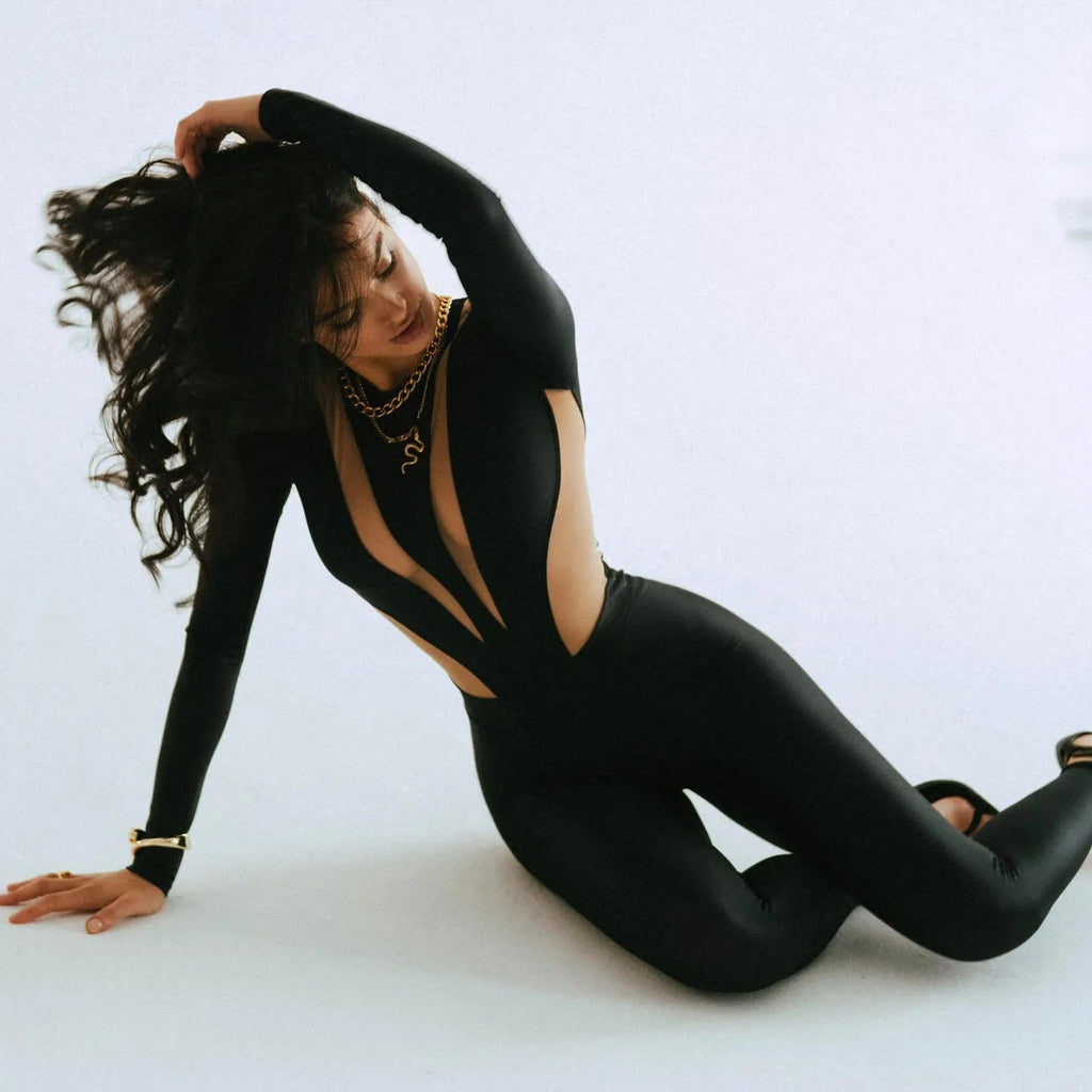 Palermo Cut Out Long Sleeve Jumpsuit
