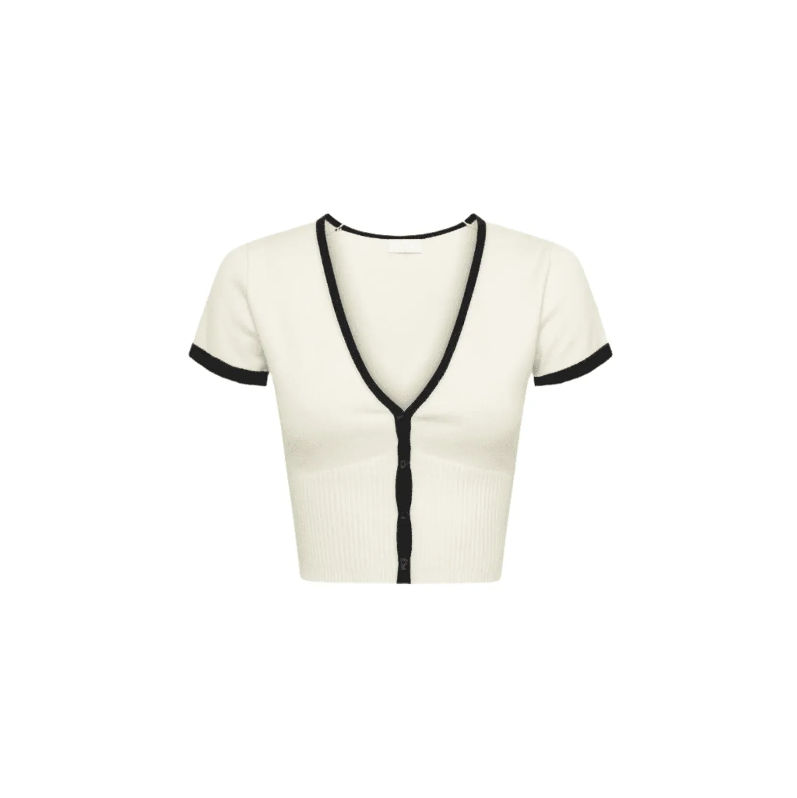 Paris Nights Contrast Knit Two Piece Set