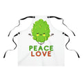 Peace, Love and Cannabis Nug Chef's Apron