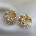 Pearl Hedgehog Earrings