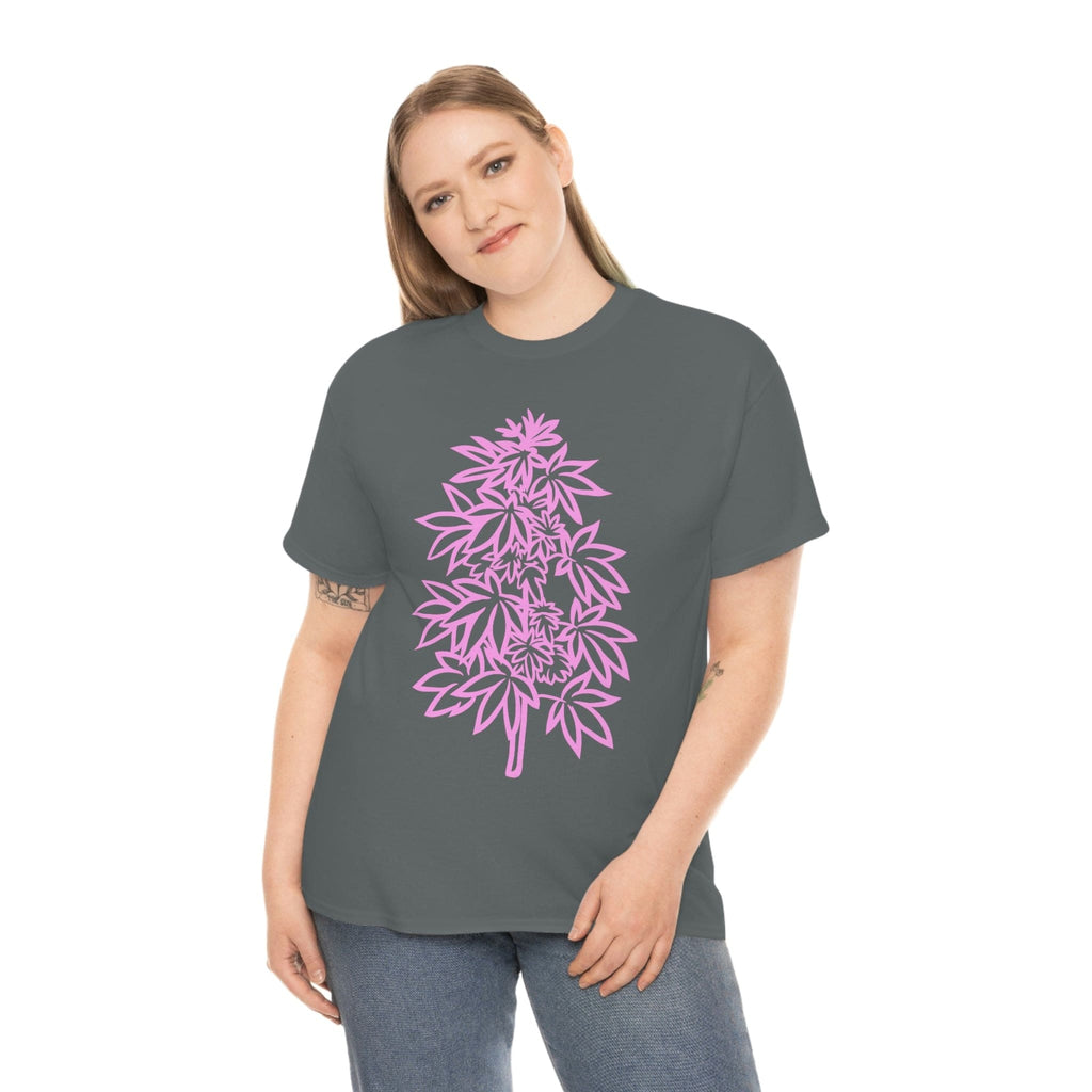 Pink Cannabis Flowers Tee