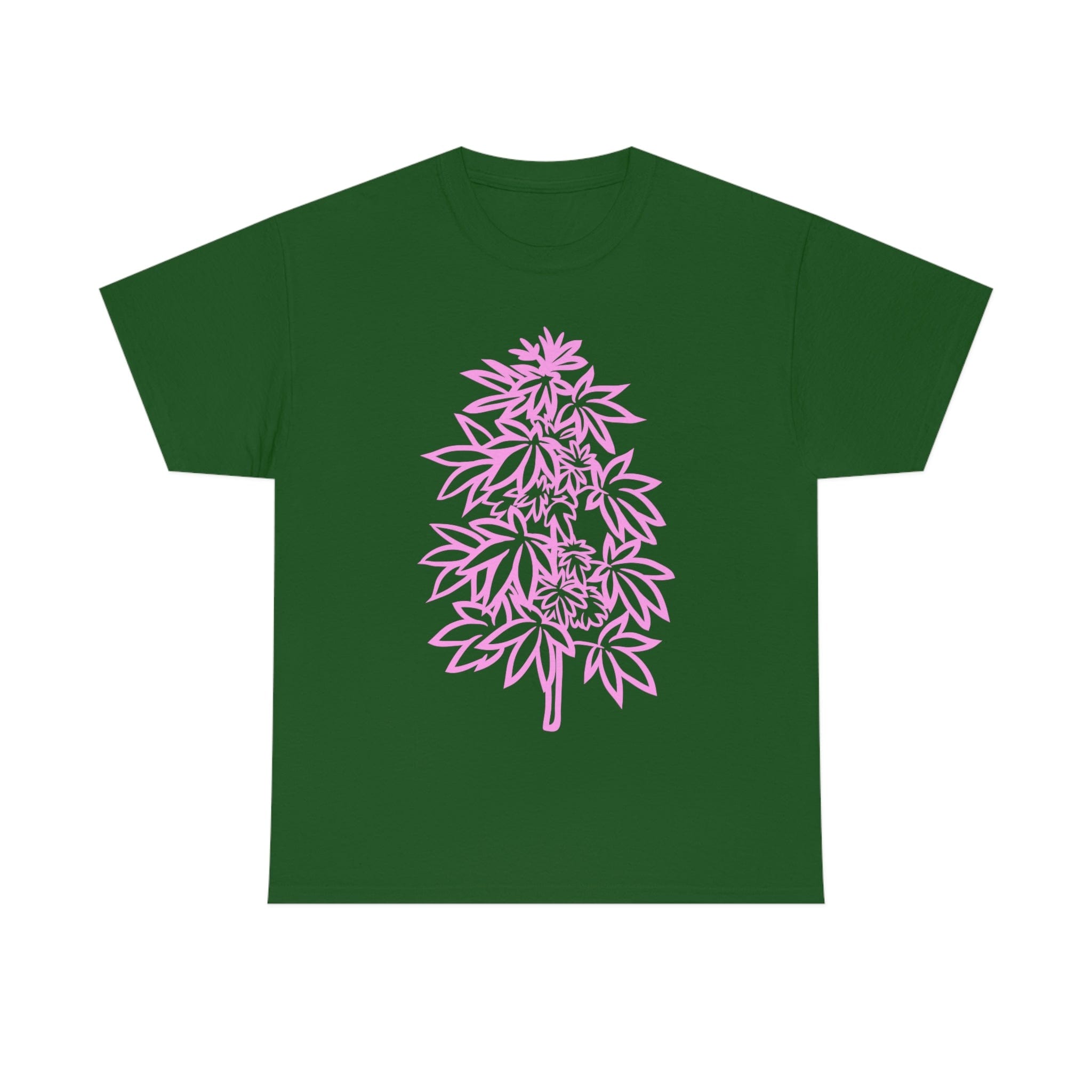 Pink Cannabis Flowers Tee