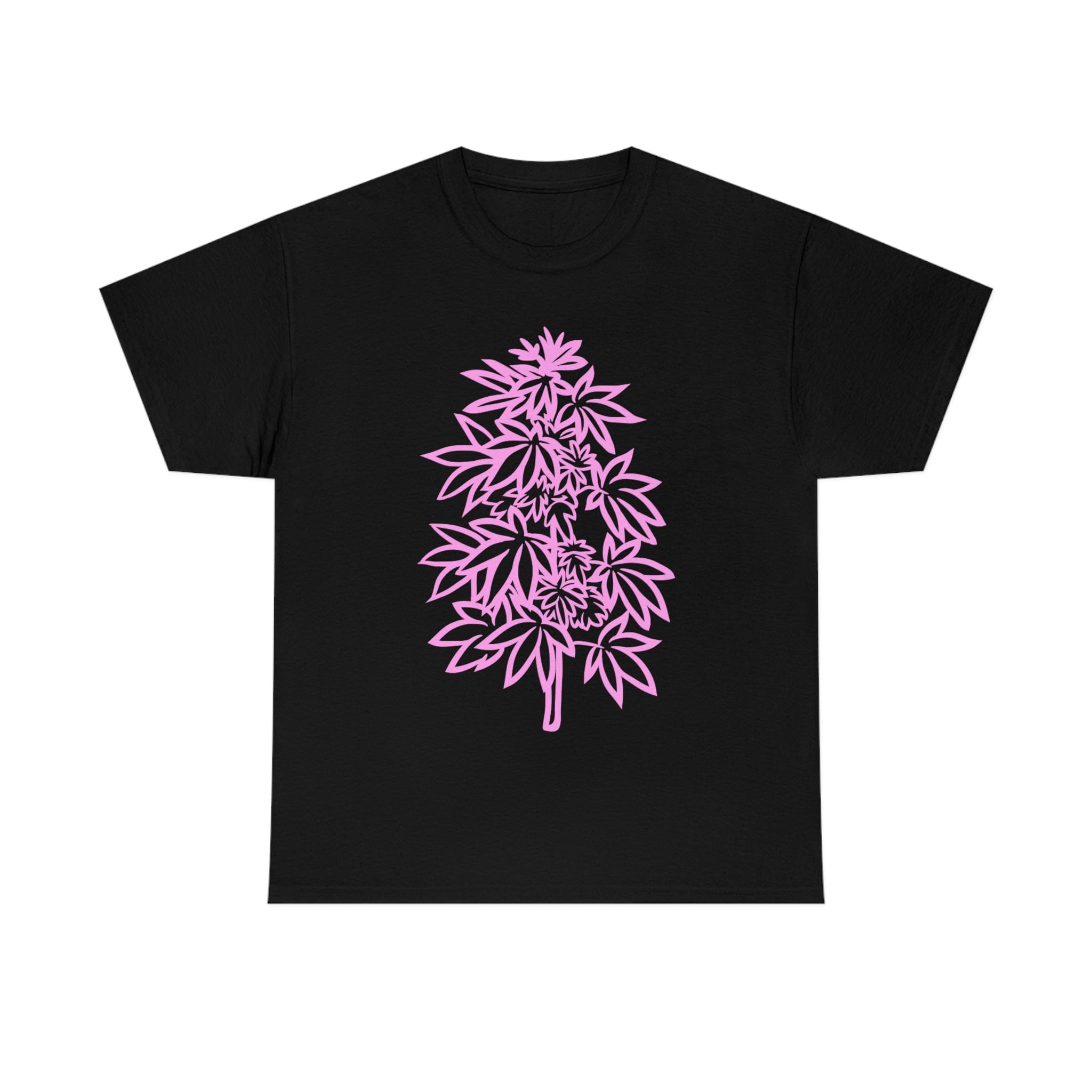 Pink Cannabis Flowers Tee