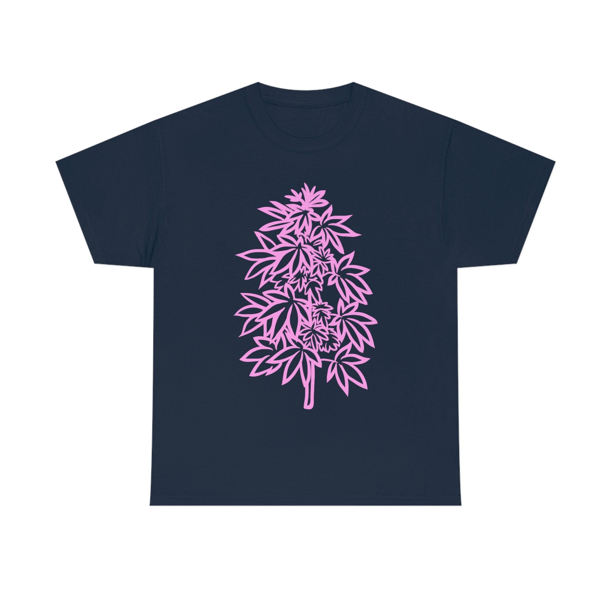 Pink Cannabis Flowers Tee