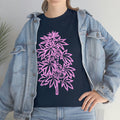 Pink Cannabis Flowers Tee