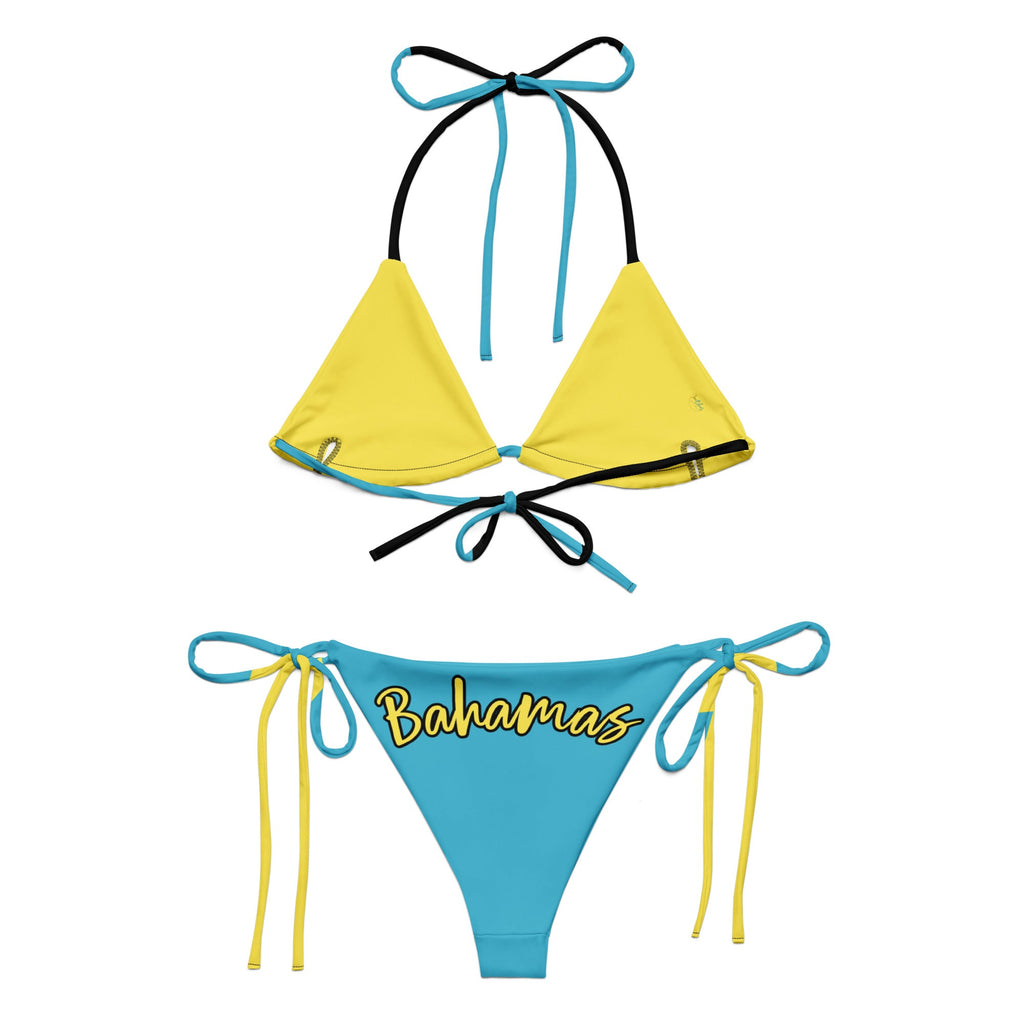 Bahamas Flag String Bikini