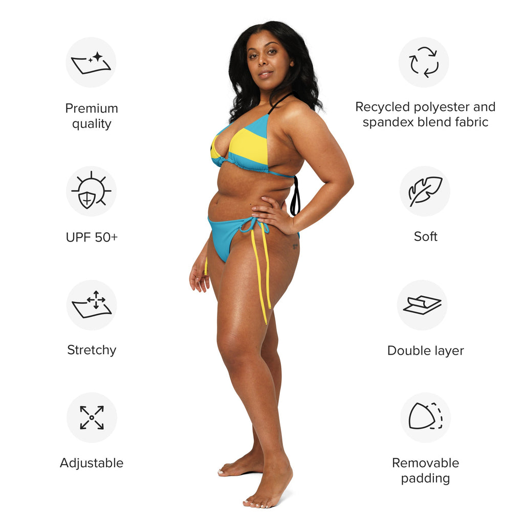 Bahamas Flag String Bikini