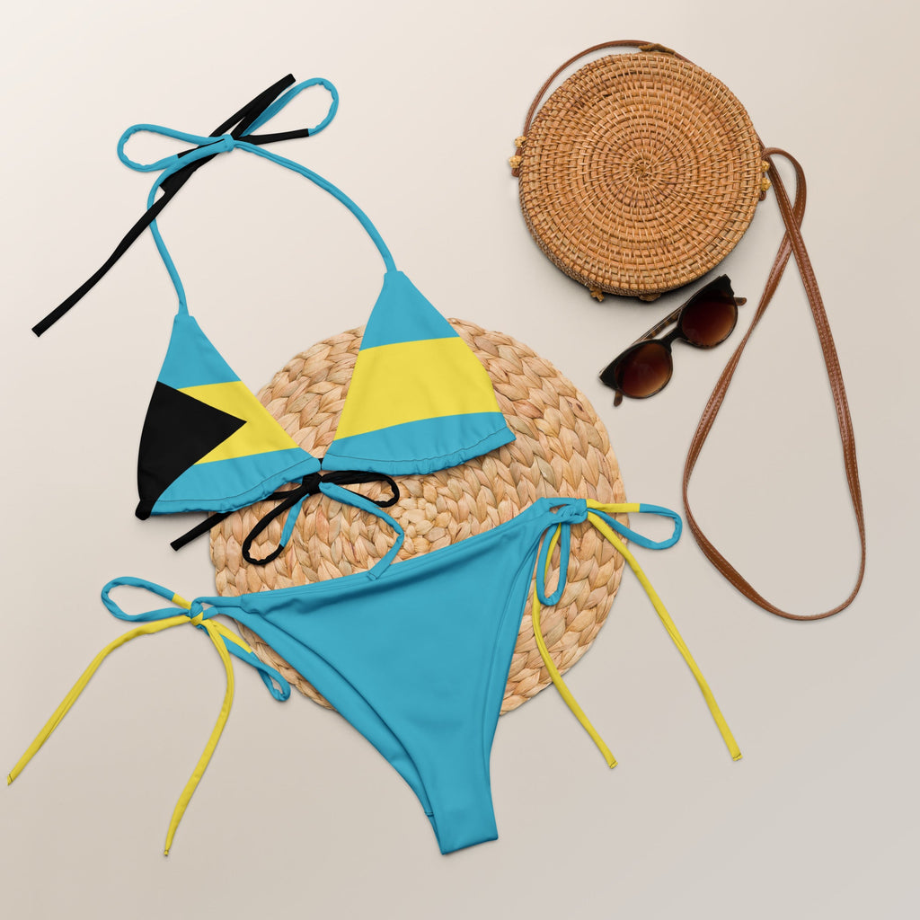 Bahamas Flag String Bikini