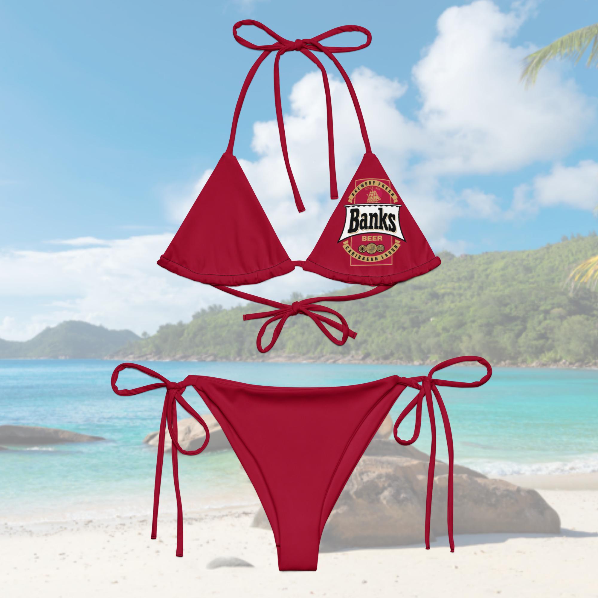 Banks Beer Logo String Bikini