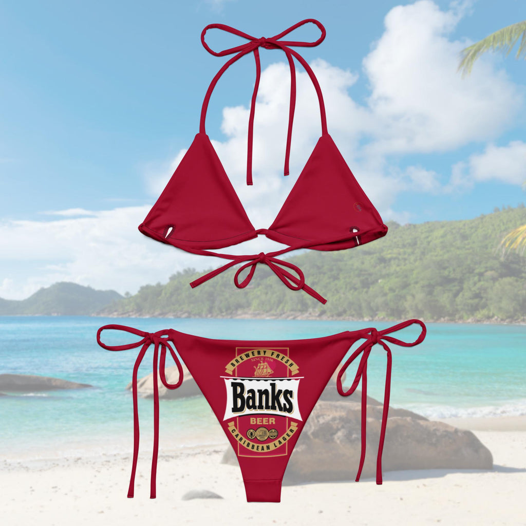 Banks Beer Logo String Bikini
