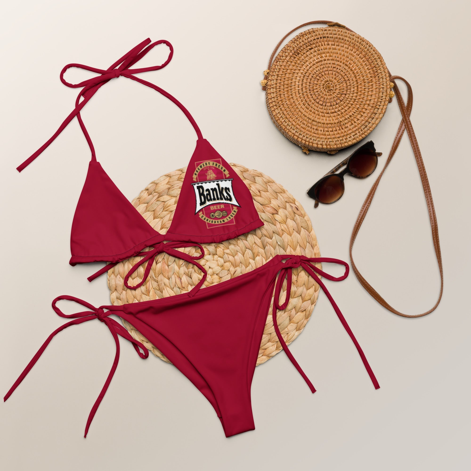 Banks Beer Logo String Bikini