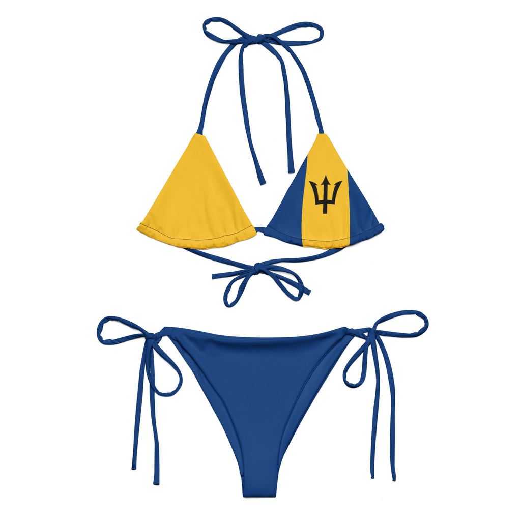 Barbados Flag String Bikini