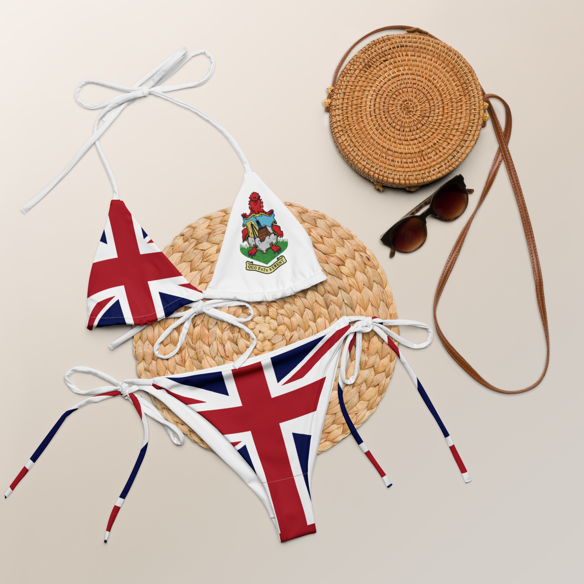 Bermuda Flag String Bikini