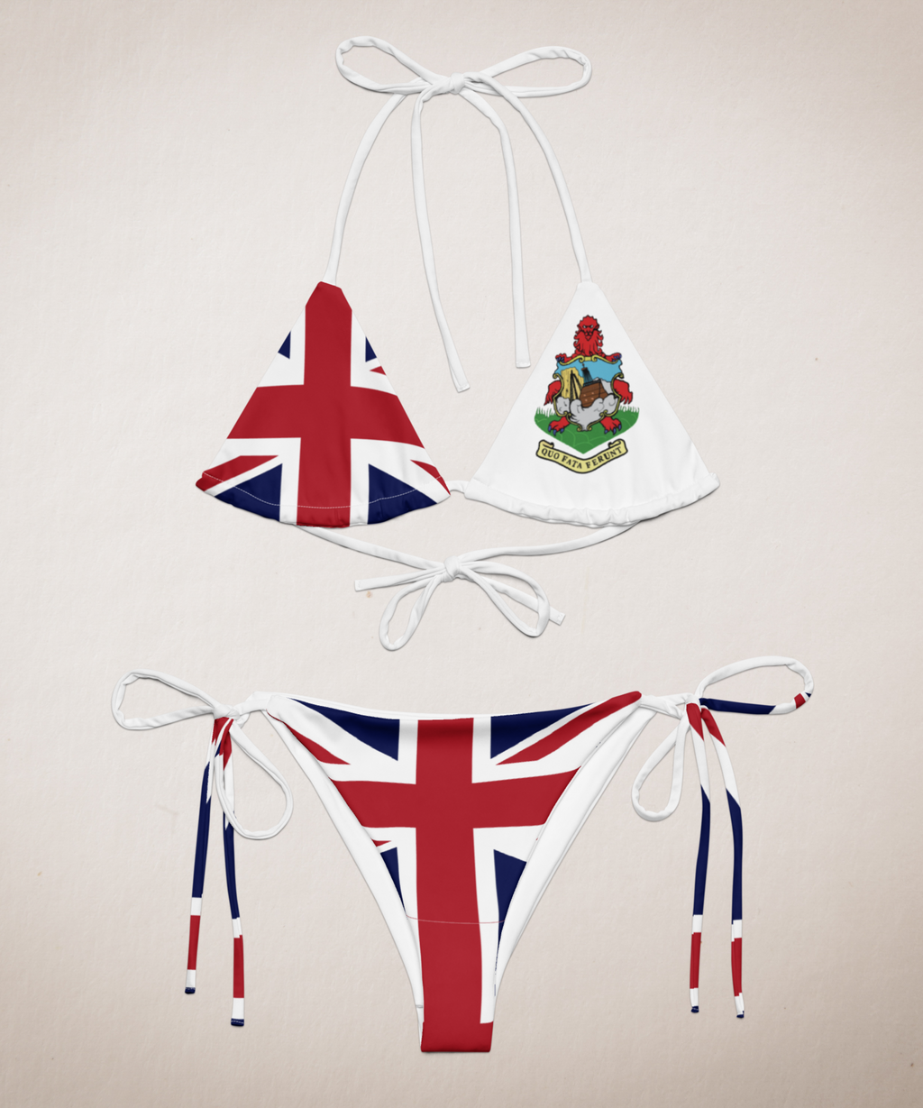 Bermuda Flag String Bikini