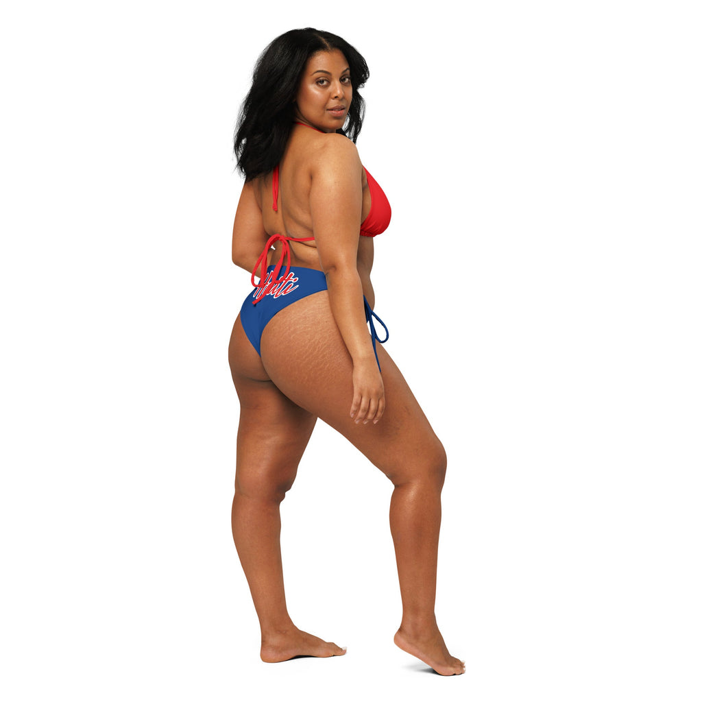 Haiti Flag String Bikini
