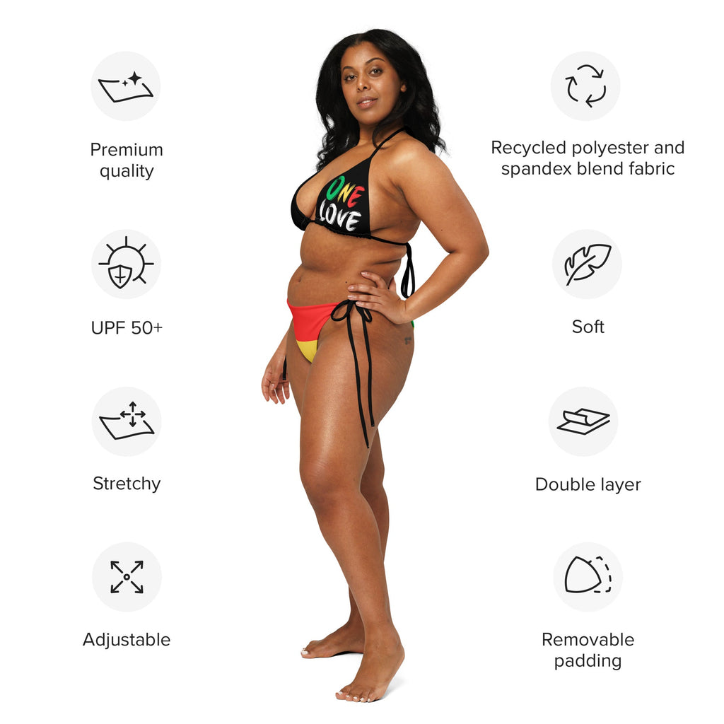 One Love Reggae String Bikini