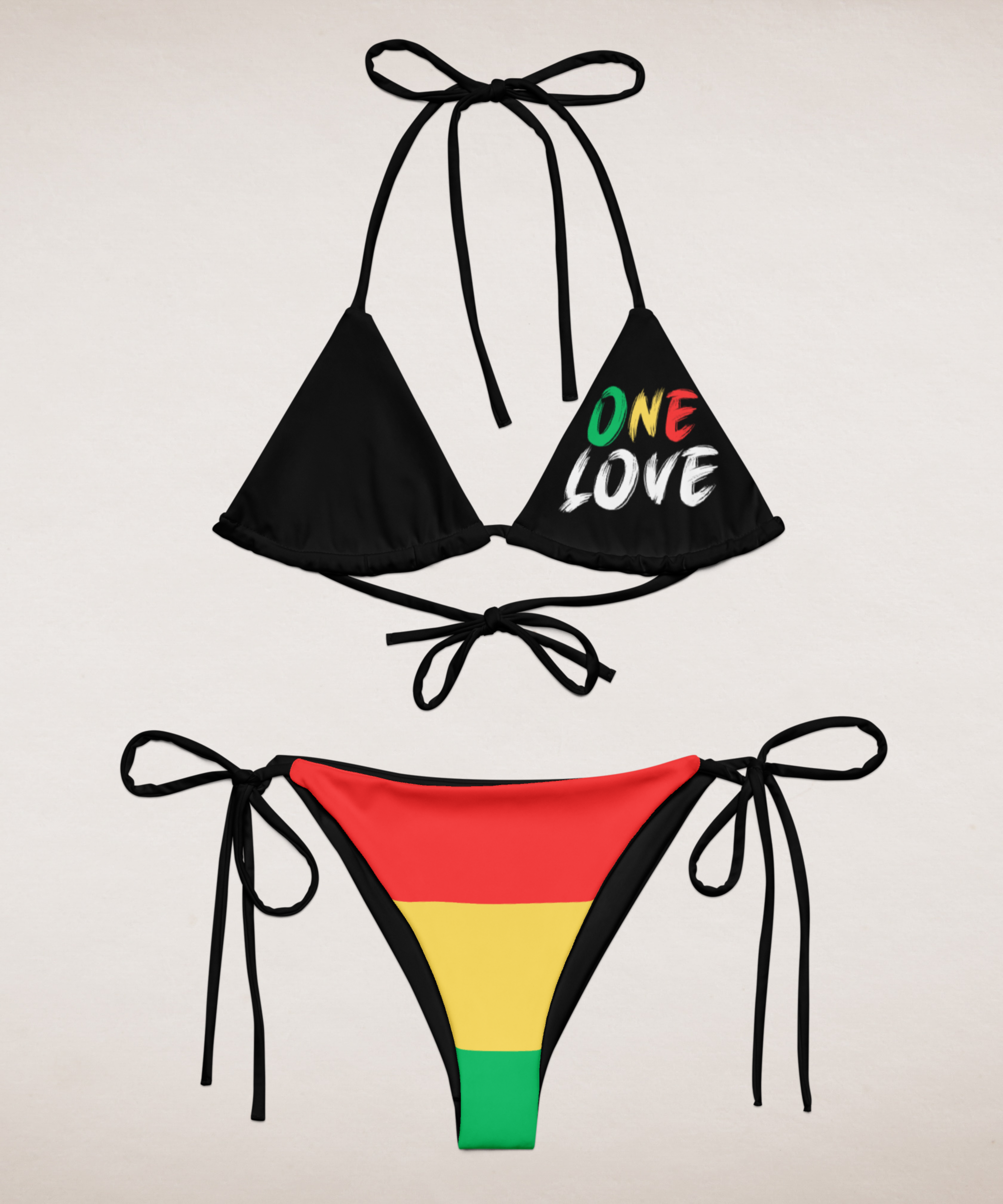 One Love Reggae String Bikini