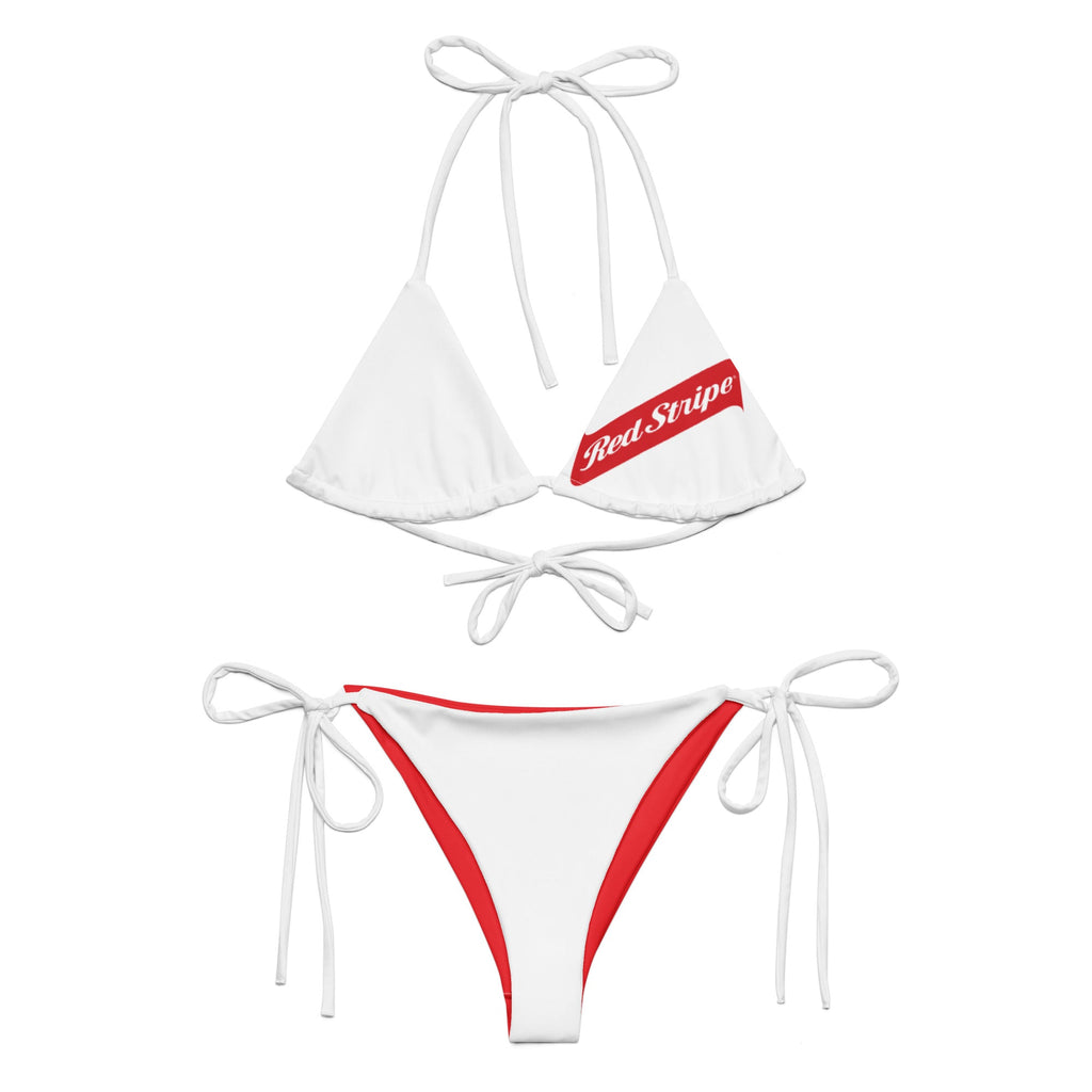 Red Stripe Beer Logo String Bikini
