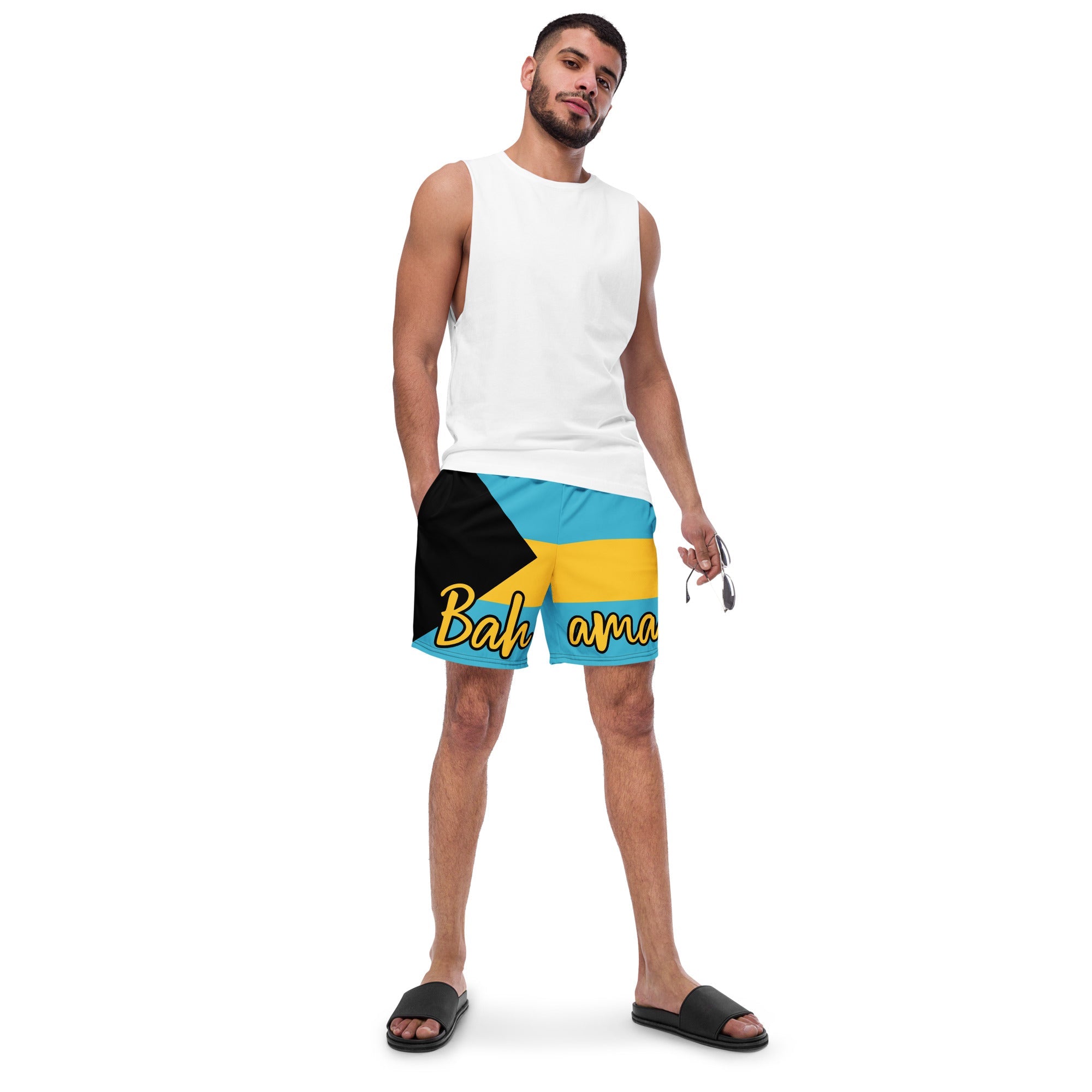 Bahamas Flag Swim Trunks