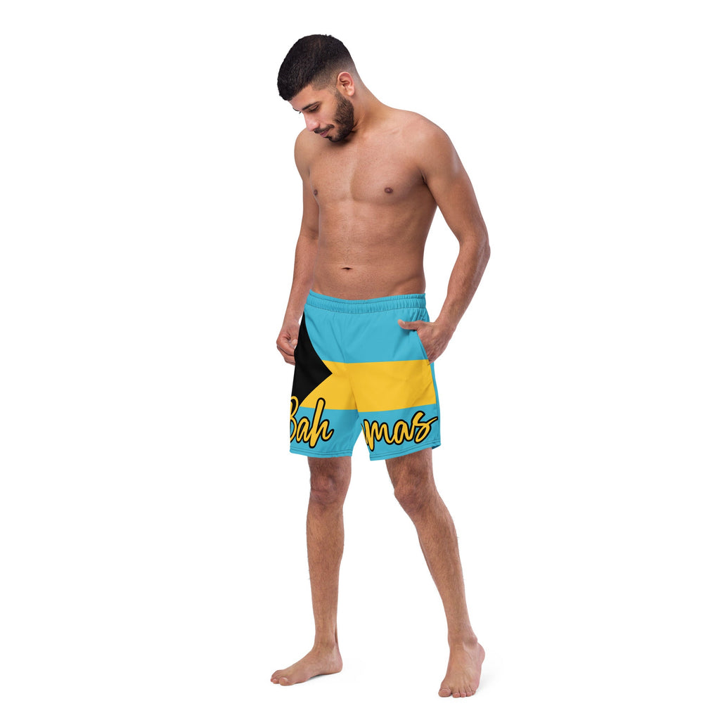 Bahamas Flag Swim Trunks