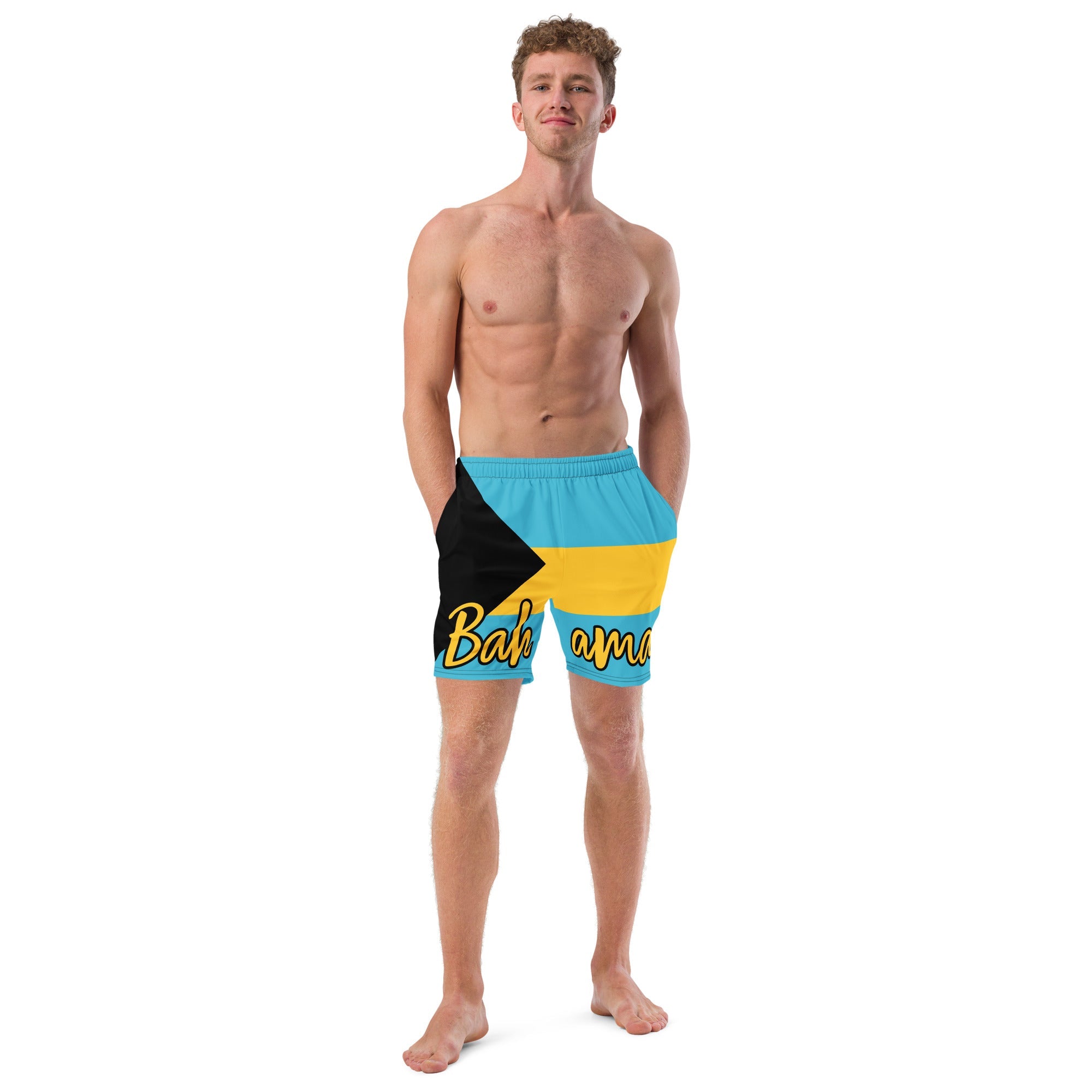 Bahamas Flag Swim Trunks