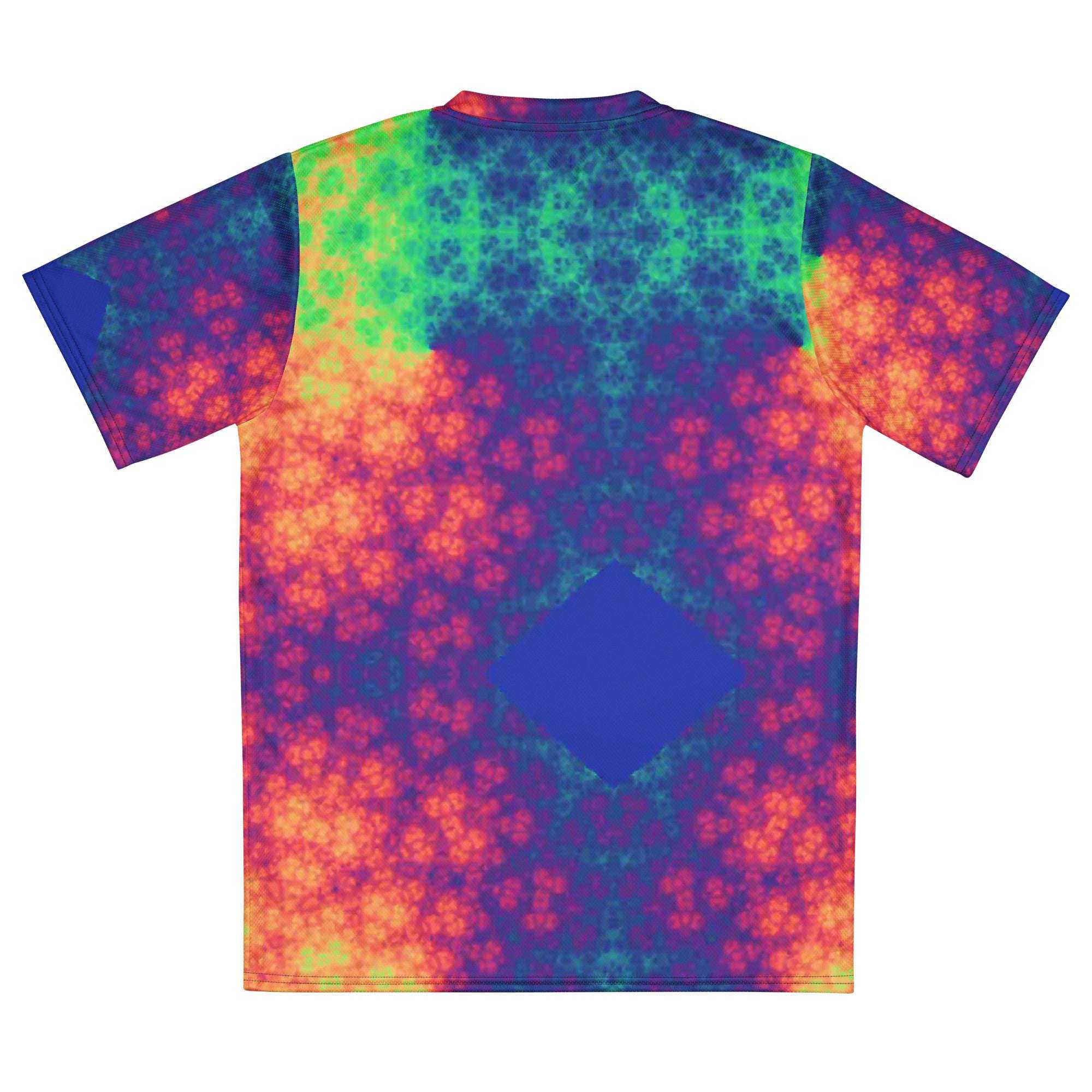 Rainbow fractled Recycled unisex sports jersey