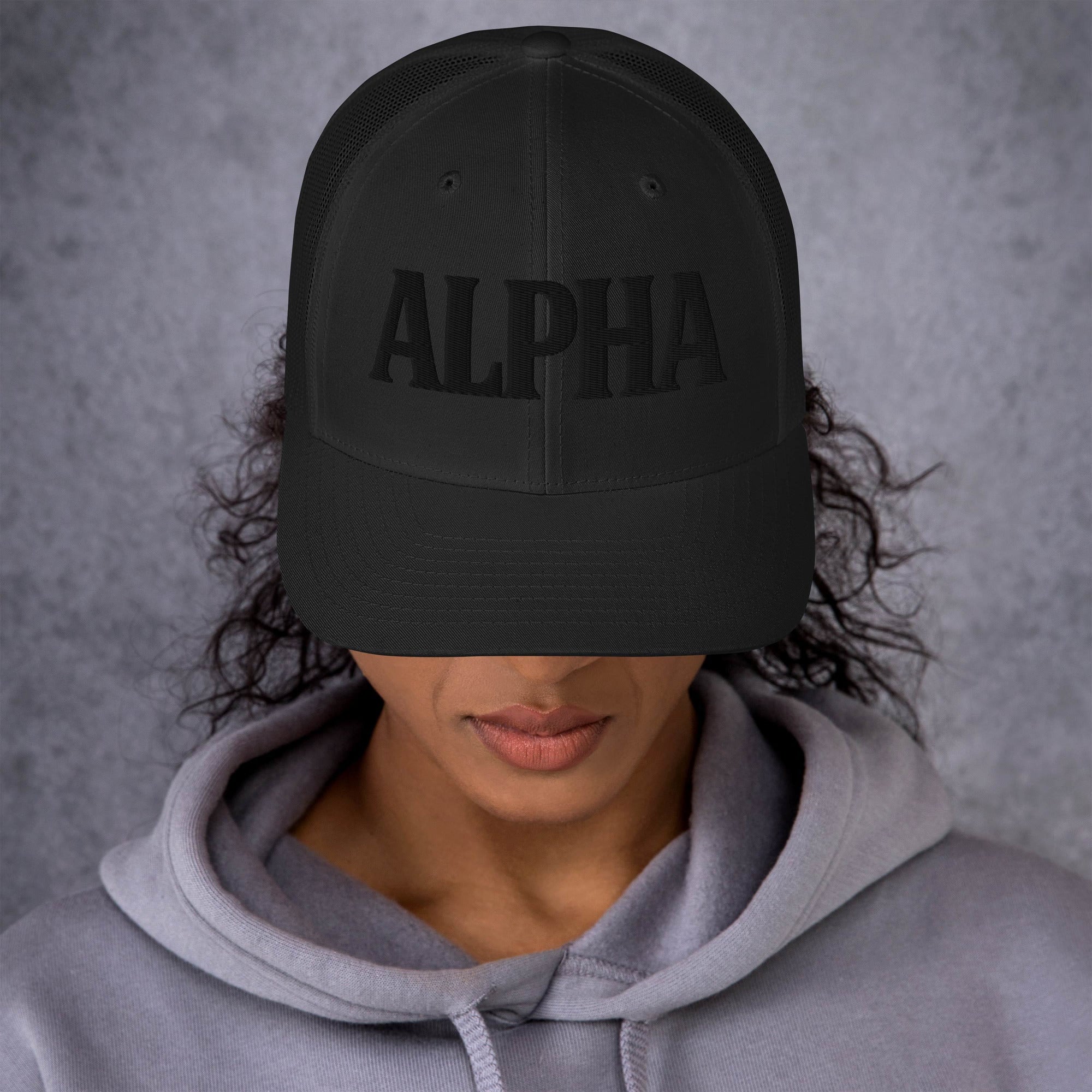 ALPHA Retro Trucker Hat