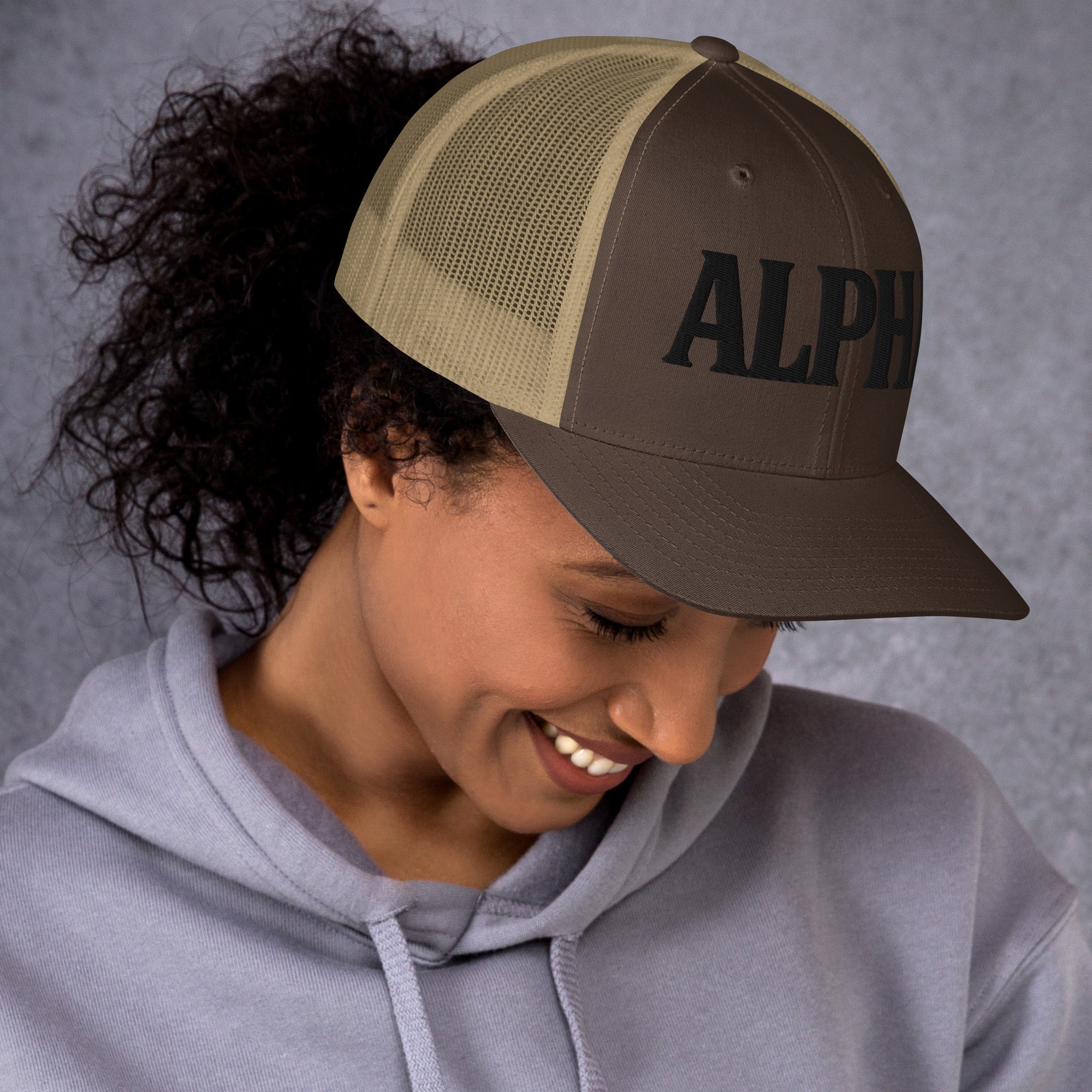 ALPHA Retro Trucker Hat