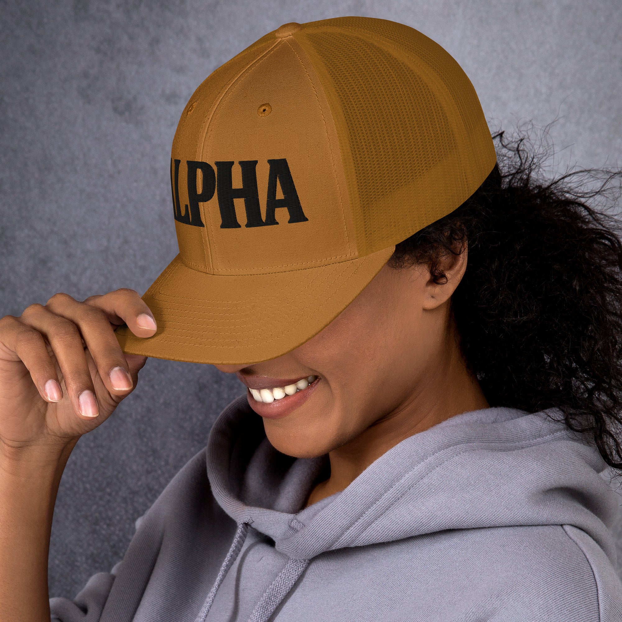 ALPHA Retro Trucker Hat